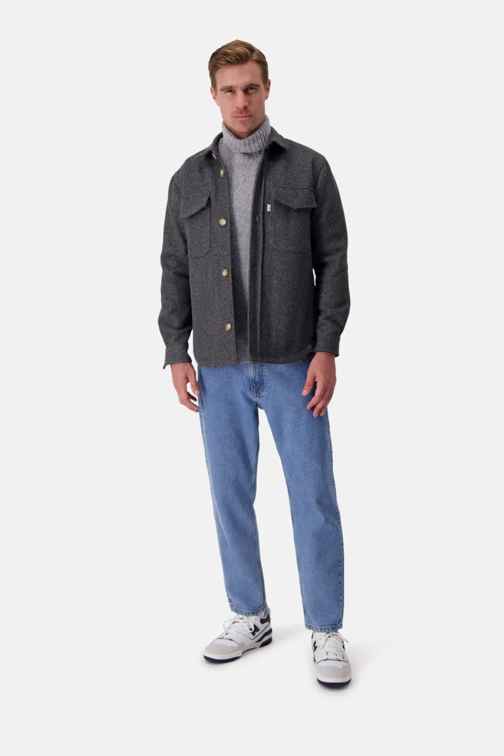 Colours & Sons Worker Jacket-Soft Touch - Stone*Herren Jacken