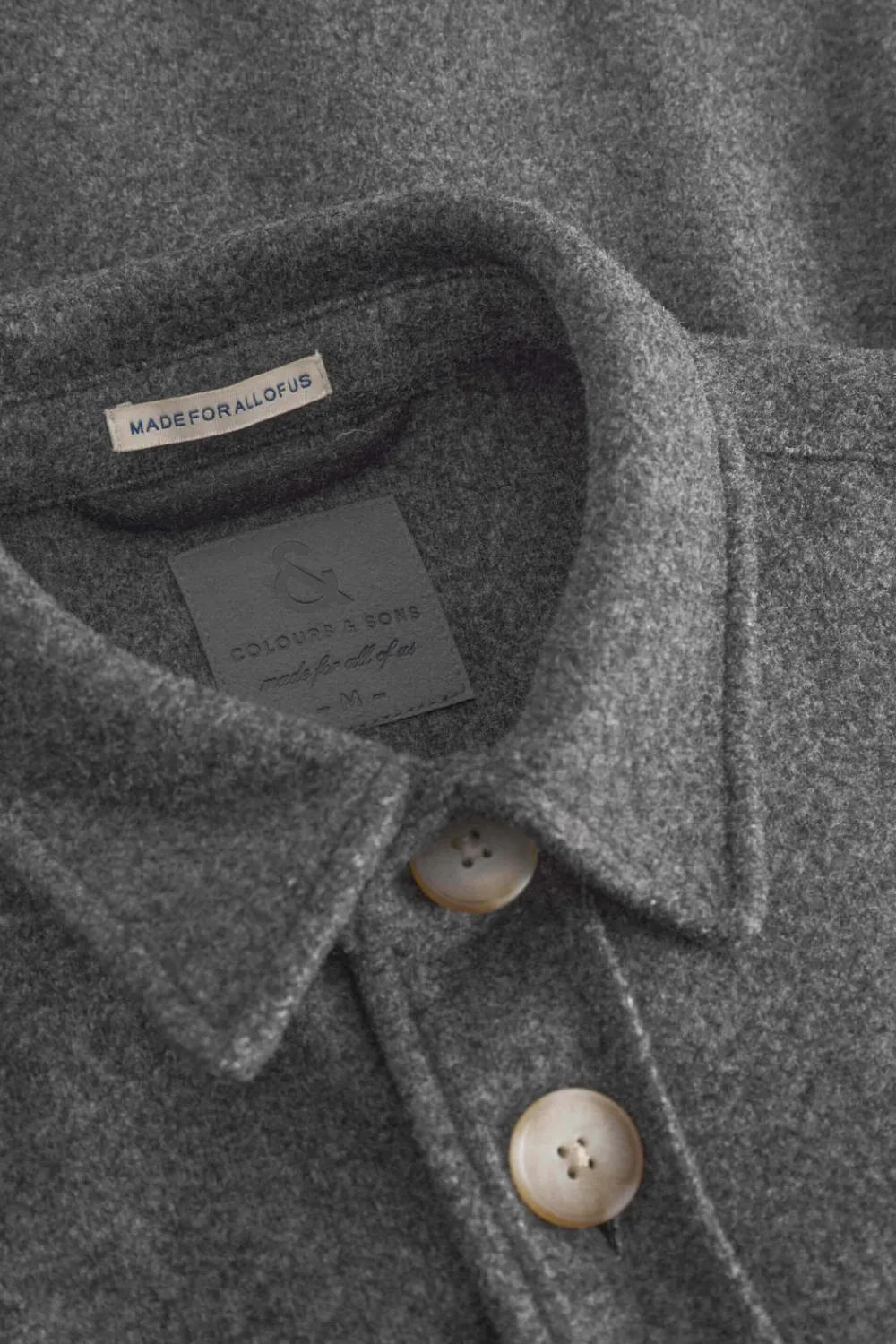 Colours & Sons Worker Jacket-Soft Touch - Stone*Herren Jacken