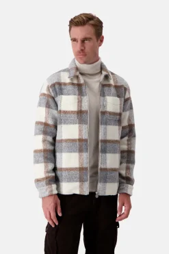 Colours & Sons Worker Jacket-Zipped - Desert Check*Herren Jacken