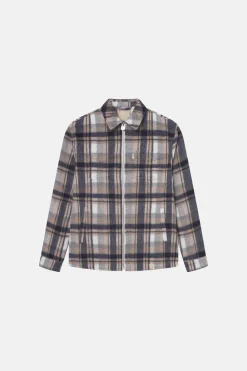 Colours & Sons Worker Jacket-Zipped - River Check*Herren Jacken