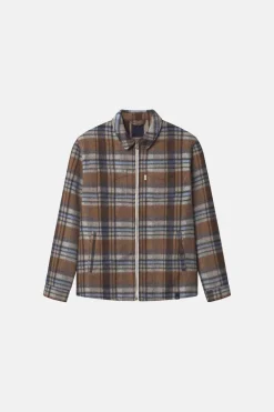 Colours & Sons Worker Jacket-Zipped - Tobacco Check*Herren Jacken