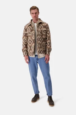 Colours & Sons Workerjacket - Beige Ethno*Herren Jacken